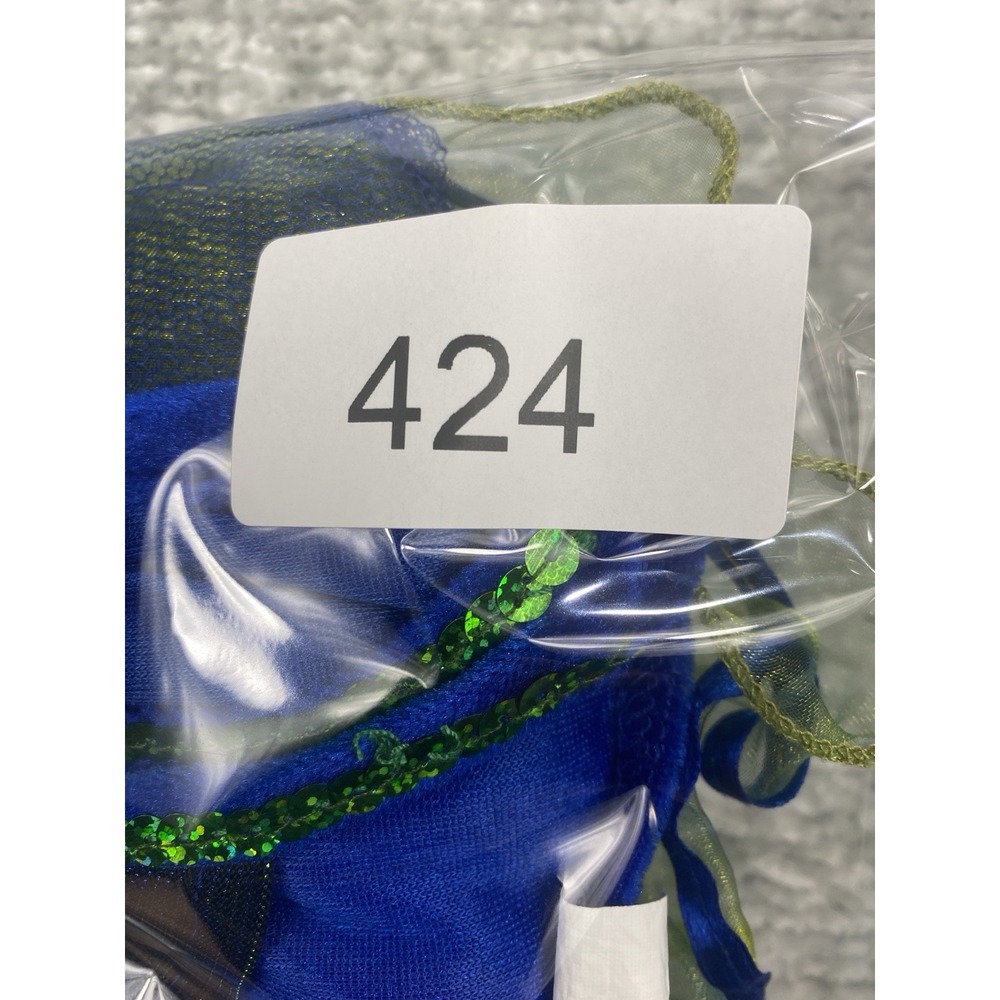 Girls Blue Green Princess Dress Size Small Dress Up Halloween Costume - Picture 12 of 12